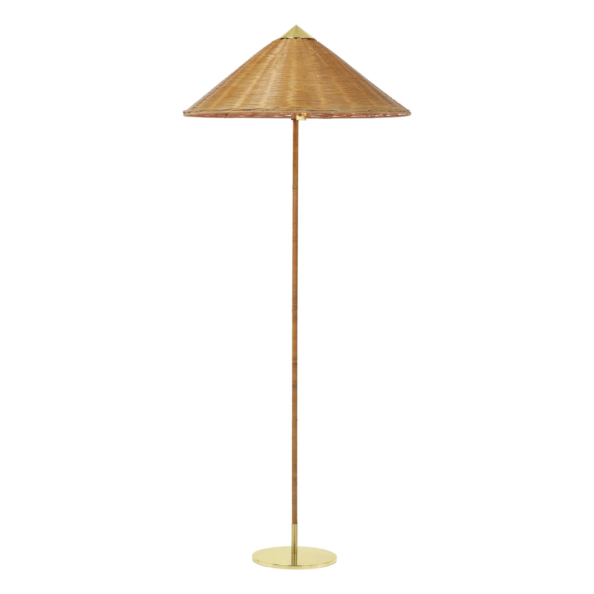 Gubi - Lámpara de pie de ratán 9602 | Natural