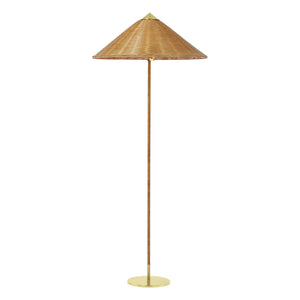 Gubi - Lámpara de pie de ratán 9602 | Natural