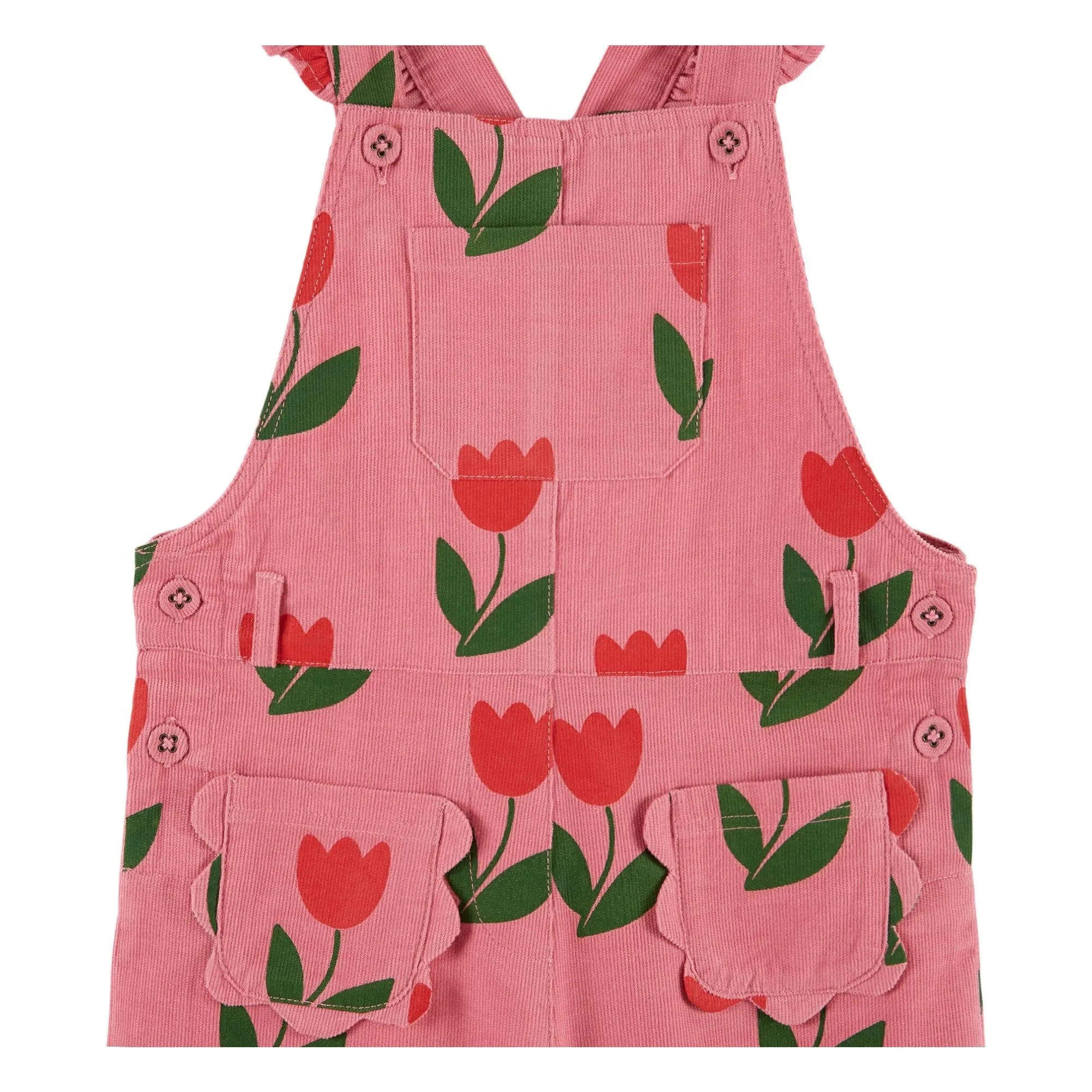 Emile et Ida - Mono de Terciopelo con Tulipanes | Rosa