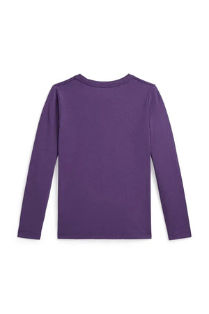 Blusa de manga larga de algodón para niños