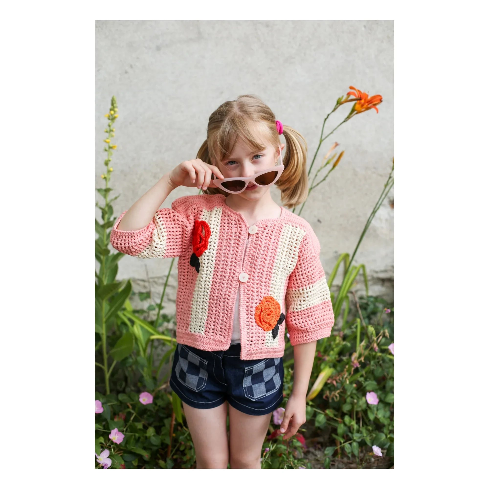 Kalinka - Penelope Chaqueta de Ganchillo | Rosa