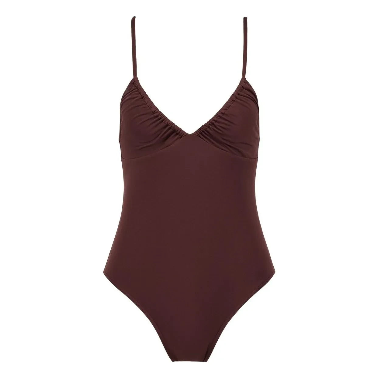 Anja Paris - Traje de baño de una pieza Le Fabuleux | Marrón oscuro