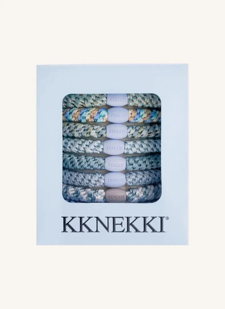 Bon Dep - Set de 8 coleteros Kknekki Sky Edition | Azul