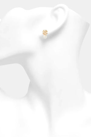Pendientes Moondance de latón para mujer de Tory Burch