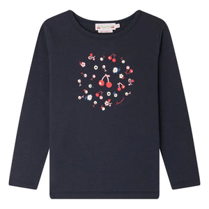 Bonpoint - Camiseta Tidjiane de algodón orgánico | Azul marino