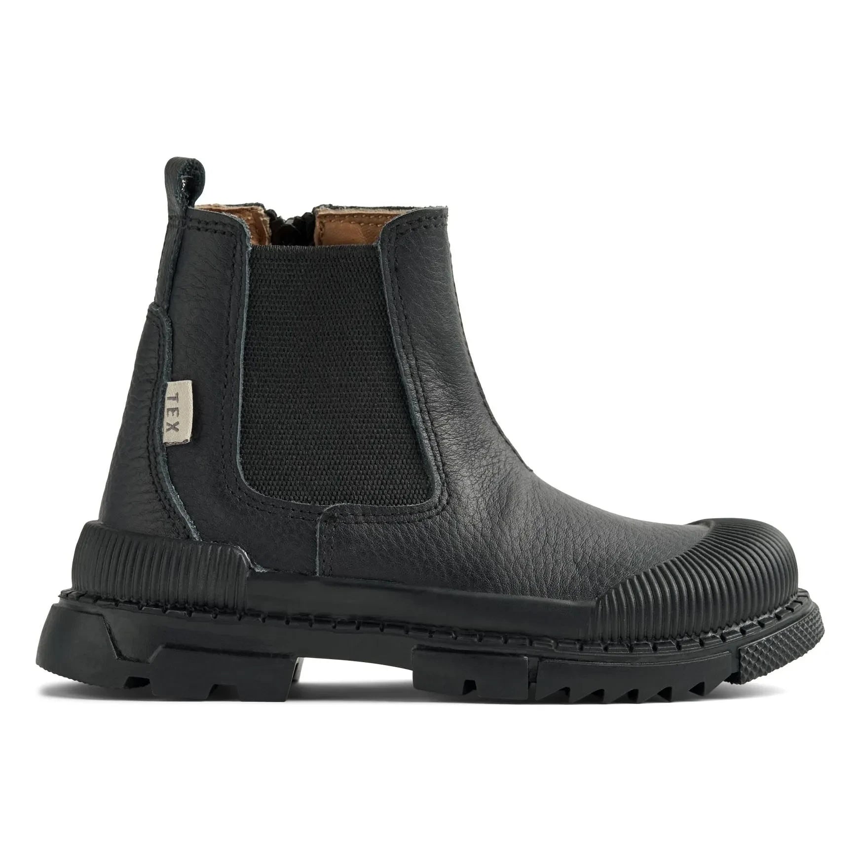Trigo - Botas de piel Saida Tex | Negro