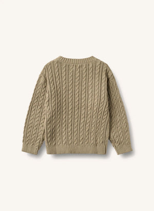 Wheat - Oliver organik pamuk kazak | Bej