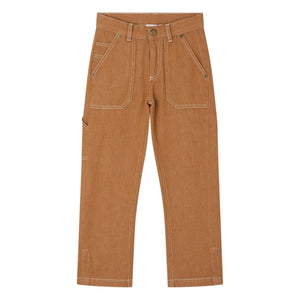 Bonpoint - Pantalones Gael de algodón orgánico | Camel