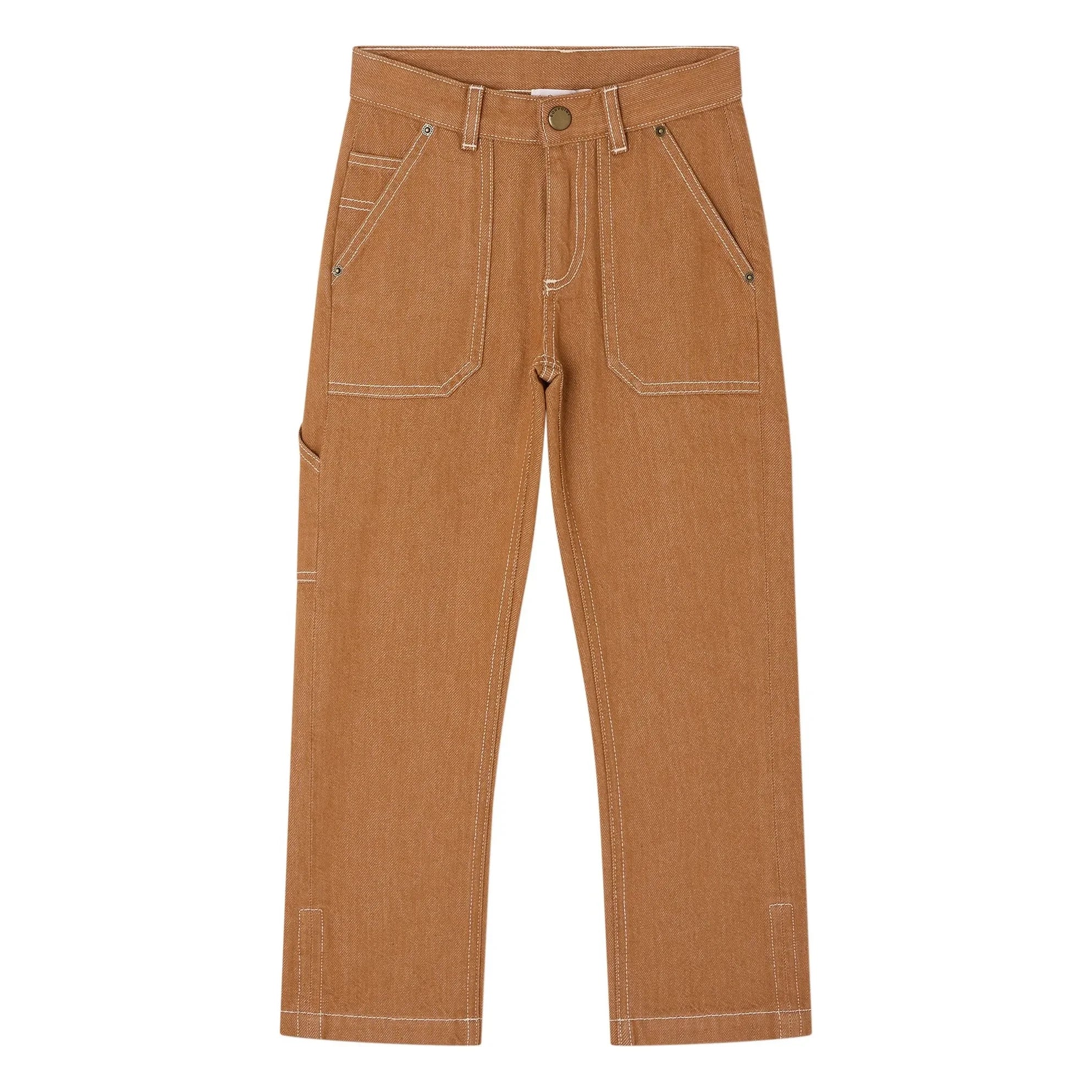 Bonpoint - Pantalones Gael de algodón orgánico | Camel
