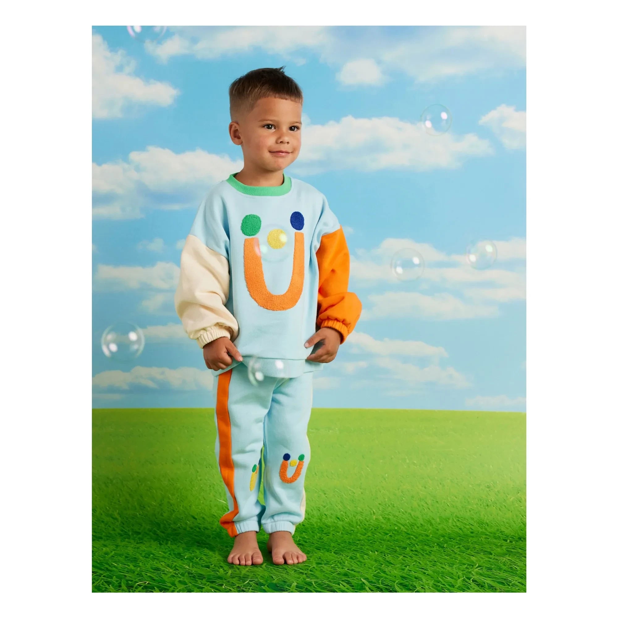 Halcyon Nights - Jogger Colorblock | Azul claro