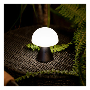 Lexon - Lámpara de mesa LED Mina Mini | Gris Acero