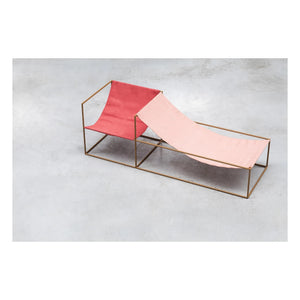 Valerie Objects - Sofá Duo, lino, Muller Van Severen