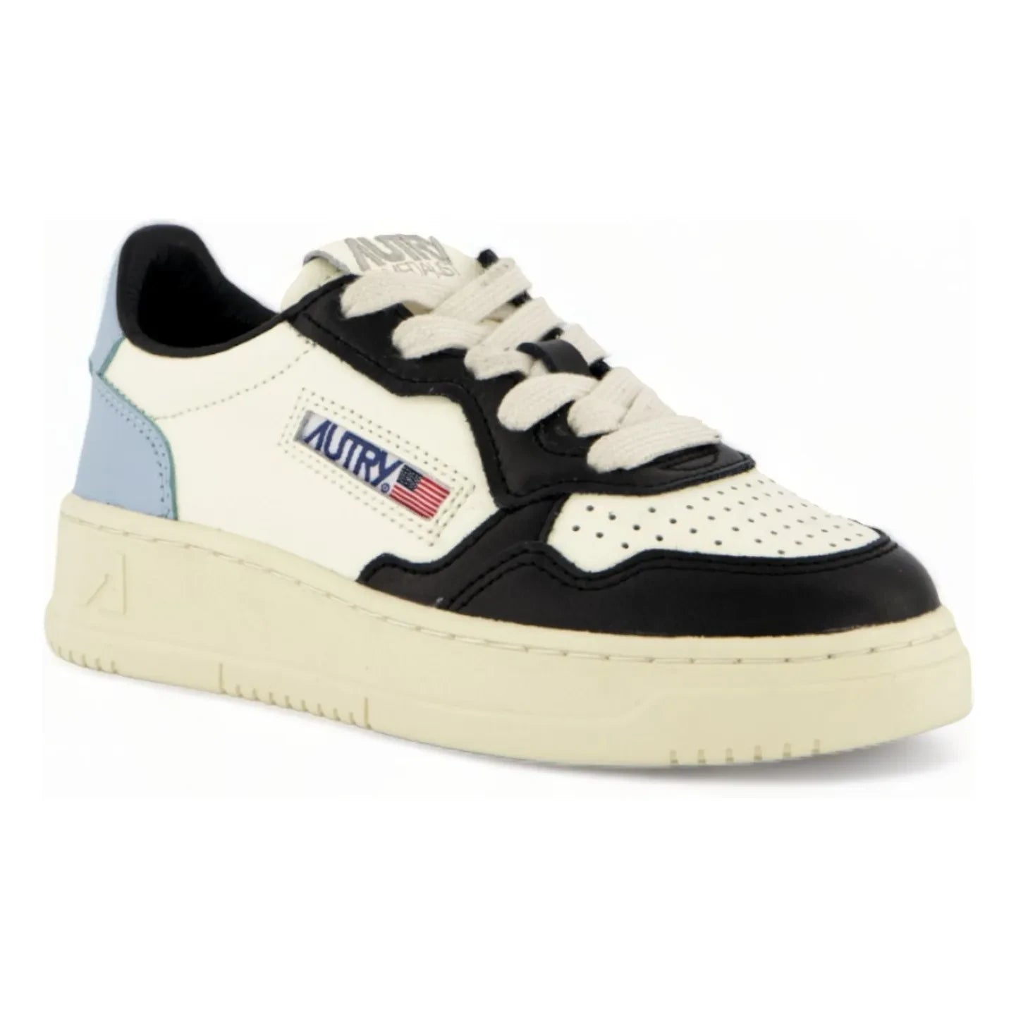Autry - Zapatillas bajas bicolor de cuero para niños Medalist | Azul