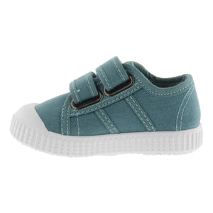 Victoria - Zapatillas deportivas de lona con velcro | Azul