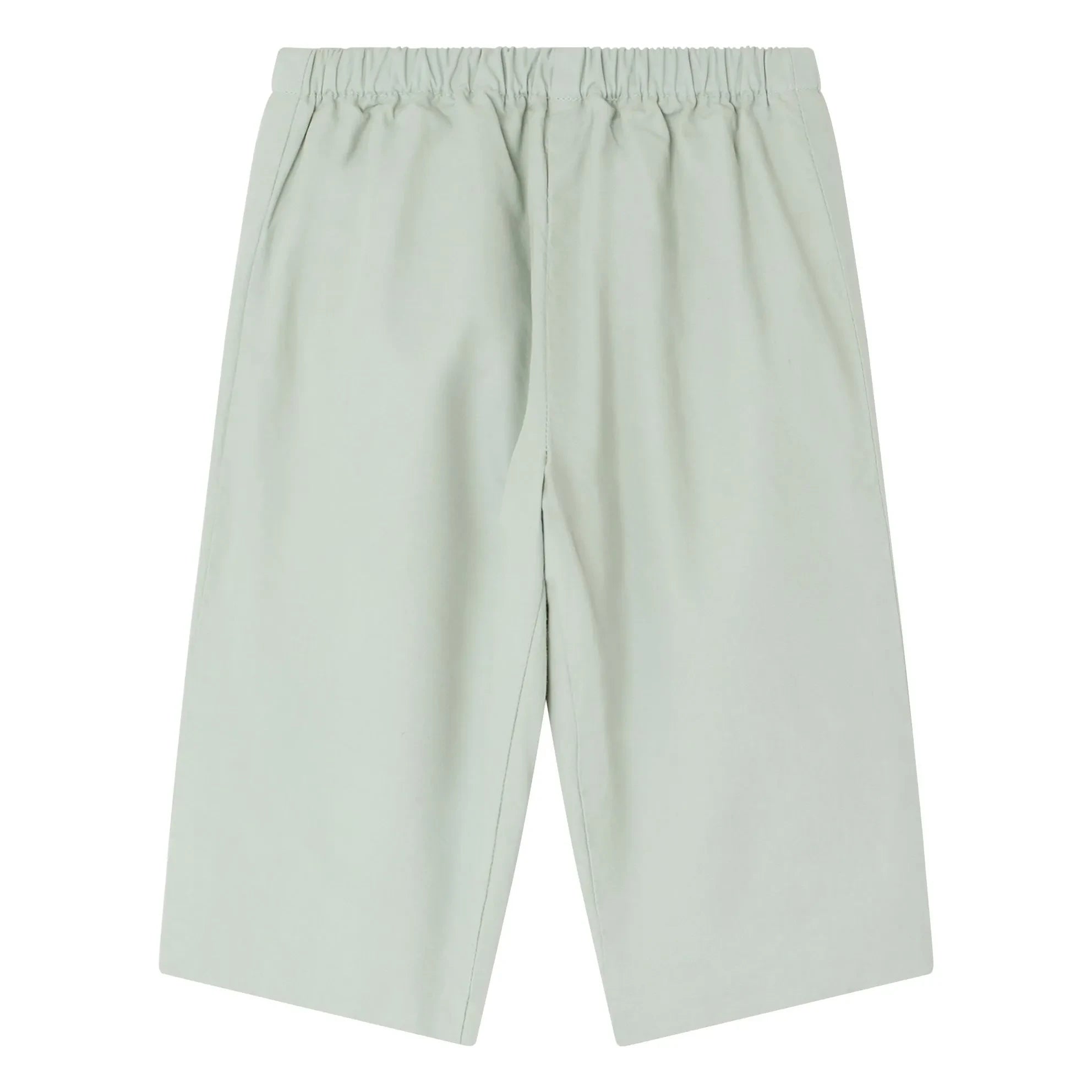 Bonpoint - Pantalón popelín de algodón orgánico Dandy | Celadón