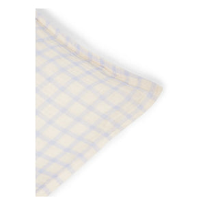 garbo&friends - Funda de almohada Gingham Sky | Azul claro