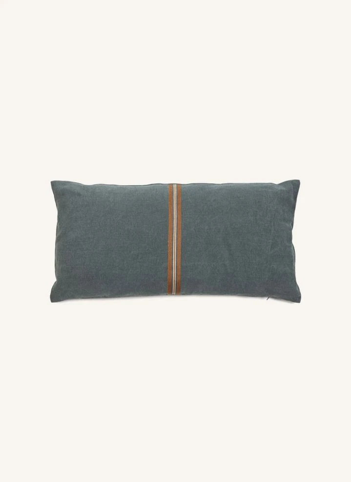 Libeco - Funda de cojín Atlas | Gris carbón
