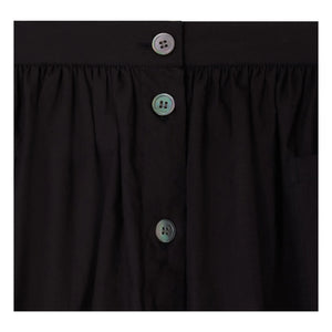 Bonpoint - Falda de Algodón Orgánico Ivy Hearts | Negro