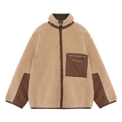 True Artist - Chaqueta Sherpa Reversible N°3 | Marrón