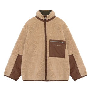 True Artist - Chaqueta Sherpa Reversible N°3 | Marrón