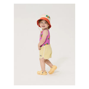 Bobo Choses - Gorro de Fibra Reciclada con Bloques de Color | Naranja