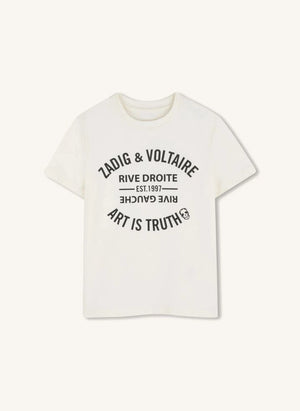 Zadig & Voltaire - Camiseta con logo Art Is Truth Algodón orgánico | Rosa