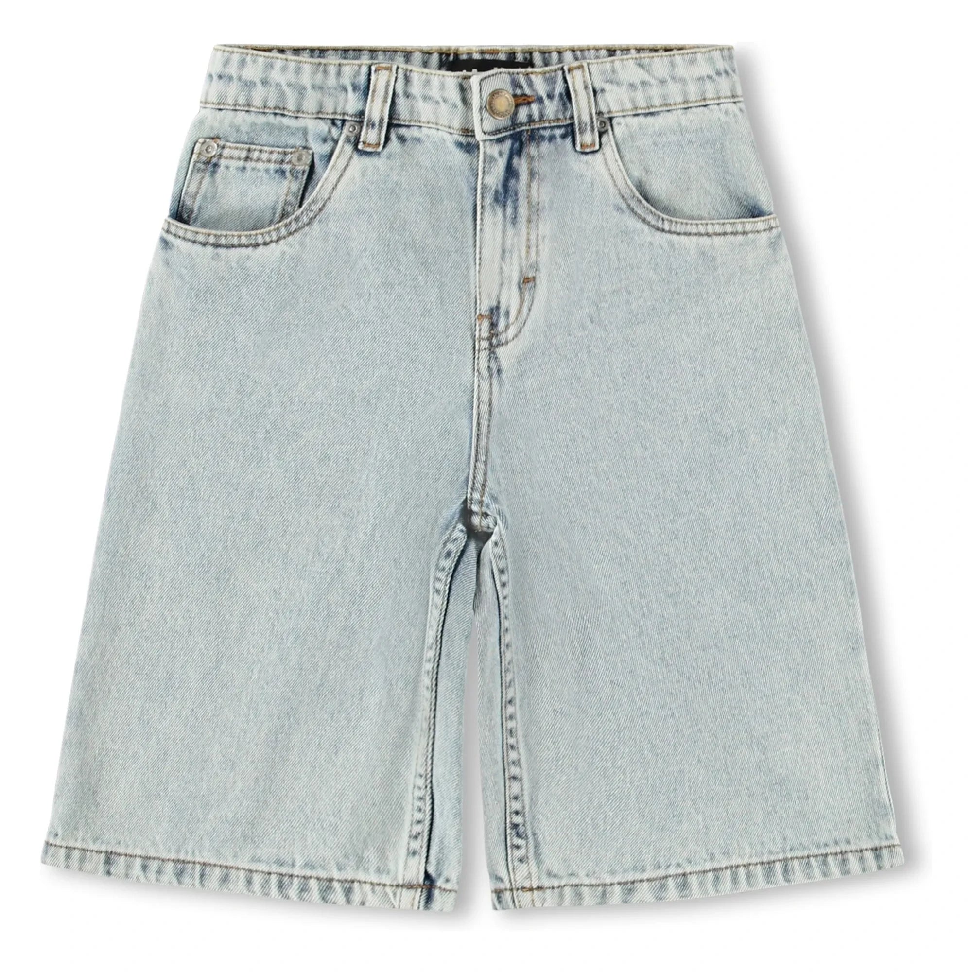 Molo - Bermudas de mezclilla de algodón orgánico Art | Azul claro
