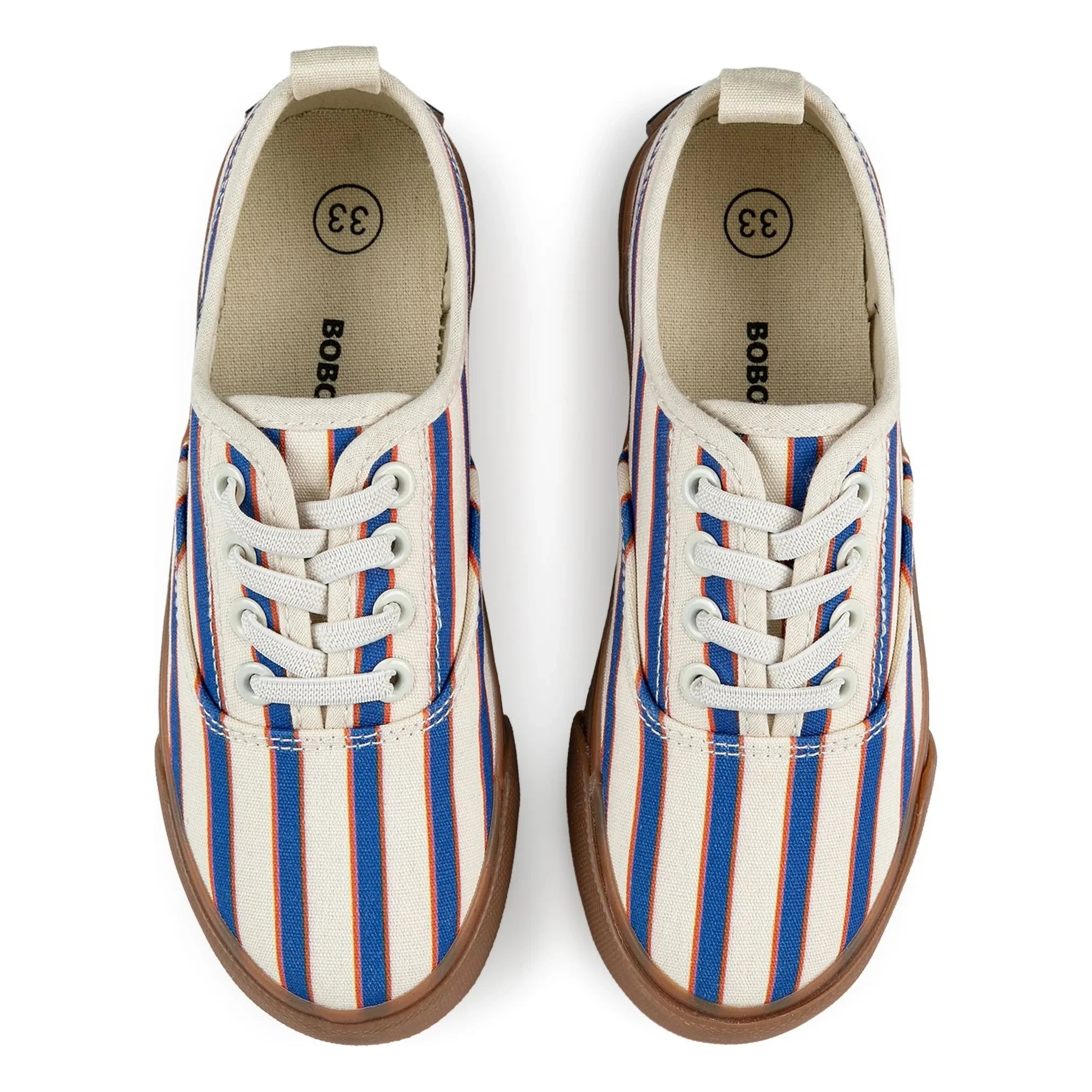Bobo Choses - Zapatillas de deporte con cordones a rayas | Azul
