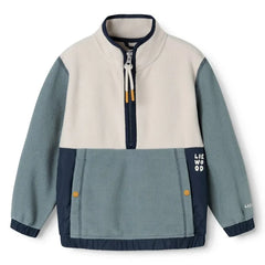 Liewood - Wynn Fleece Sweatshirt hecho de fibras recicladas | Azul