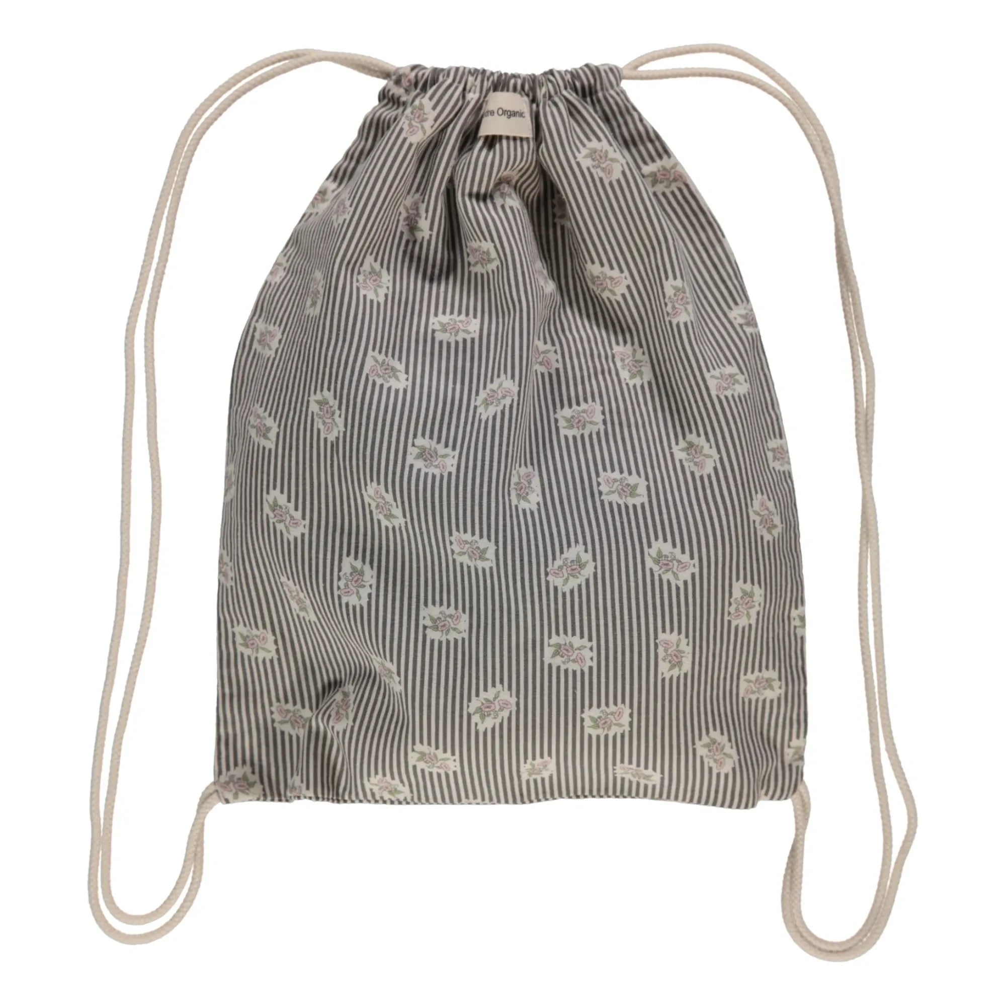 Poudre Organic - Mochila con flores rosas | Gris