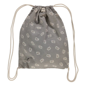 Poudre Organic - Mochila con flores rosas | Gris