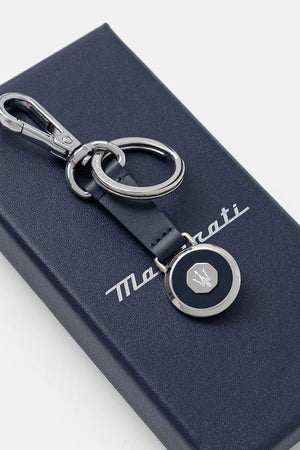 Llavero de cuero para hombre MASERATI