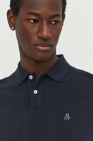 Camiseta de algodón con cuello Marc O'Polo