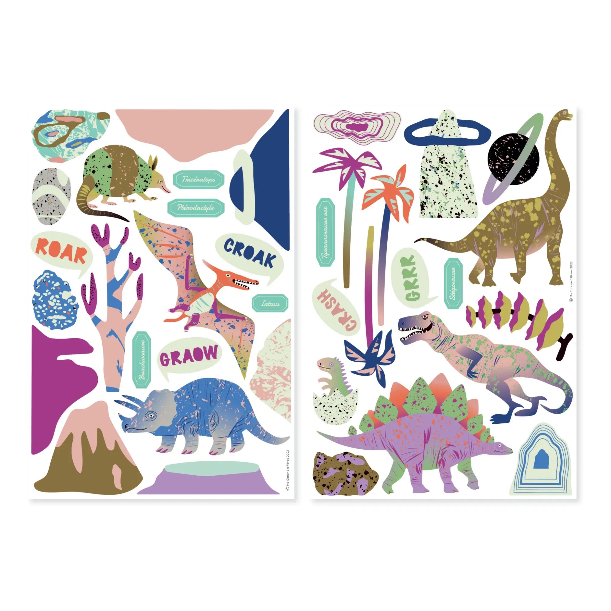 Ma Cabane à rêves - Imanes de dinosaurios
