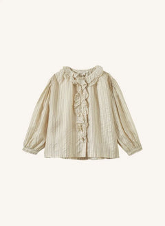 Caramel - Blusa a Rayas Cora | Marrón Taupe