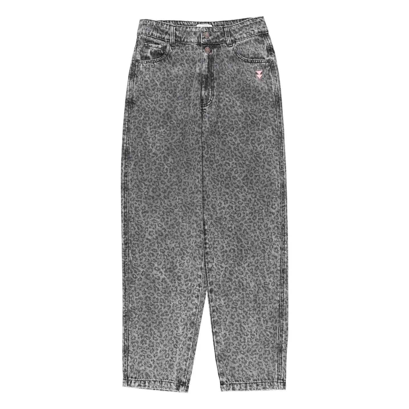 Sisters Department - Jeans de algodón con estampado animal | Negro lavado