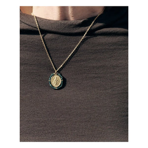 Palas - Collar brillante Santa María | Azul Verde
