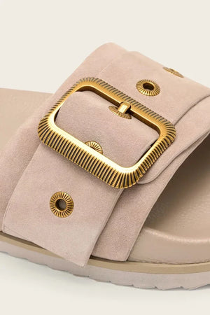 Pantufla de terciopelo AllSaints Ellie Western Sandal