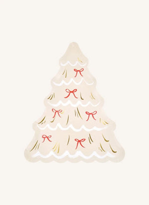 Meri Meri - Platos de Árbol de Navidad - Set de 8