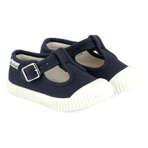 Tartine et Chocolat - Zapatillas de lona para bebé | Azul marino