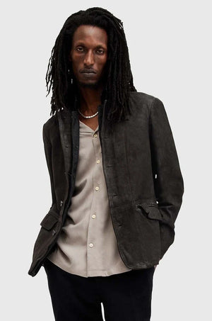 Chaqueta de cuero ALLSAINTS SURVEY LTHR BLAZER