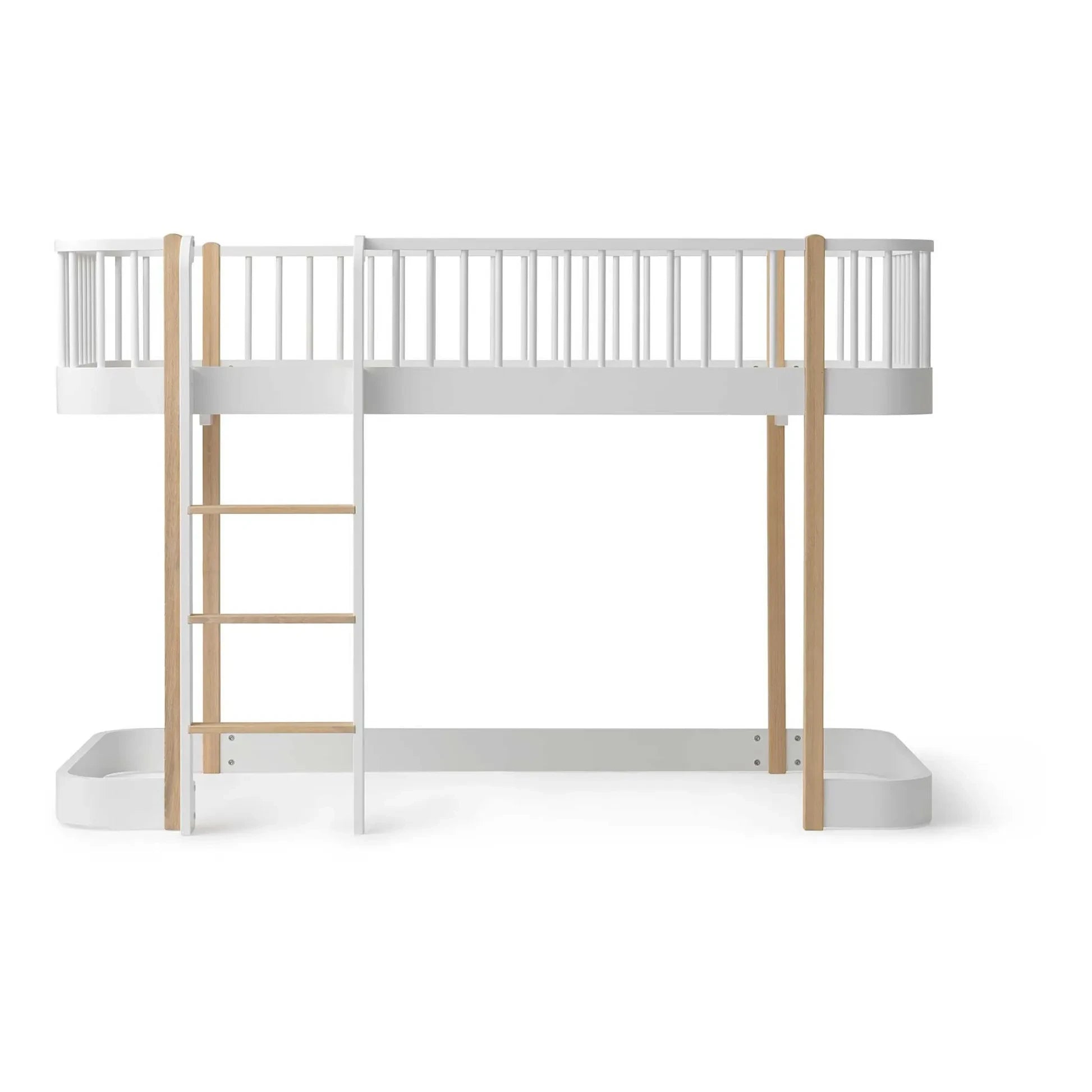 Oliver Furniture - Cama casita de madera Original 90x200 cm | Roble