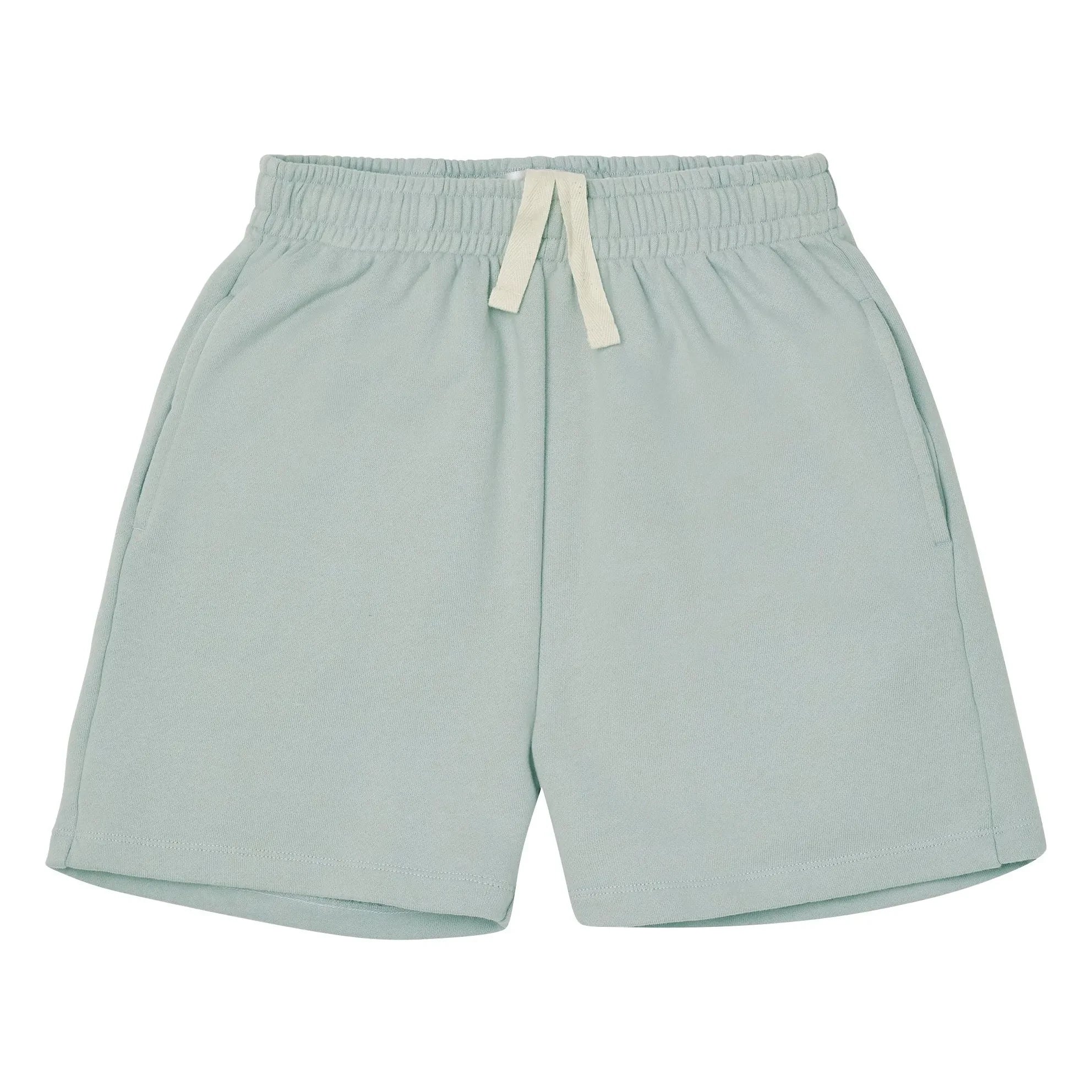 Main Story - Pantalones cortos jogger de algodón orgánico | Gris Claro