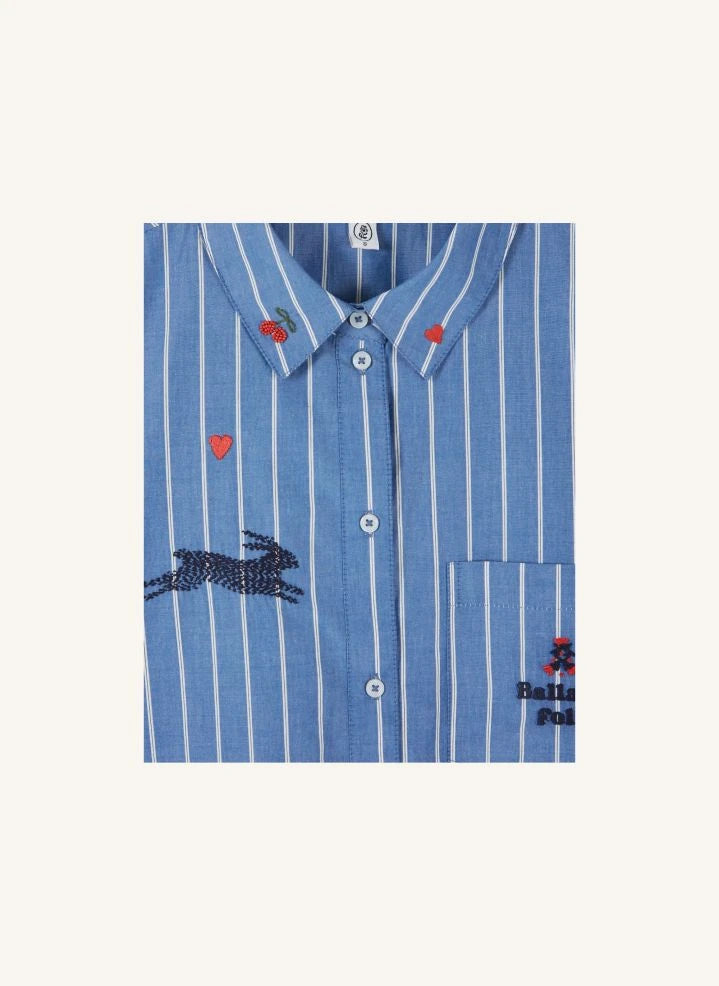 Emile et Ida - camisa Elfy a rayas | Indigo