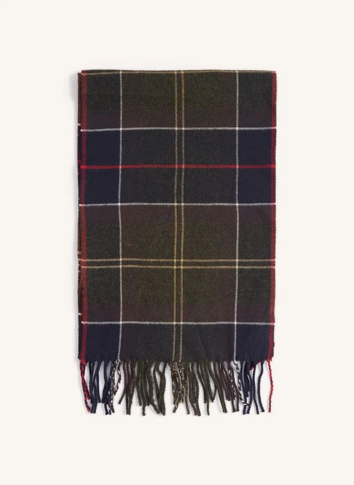 Barbour - Galingale Chal a cuadros | Verde oscuro