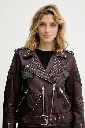 Chaqueta de cuero COLLEGE AllSaints
