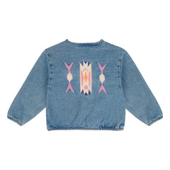 Jenest - Chaqueta vaquera de algodón orgánico Bobbi | Azul
