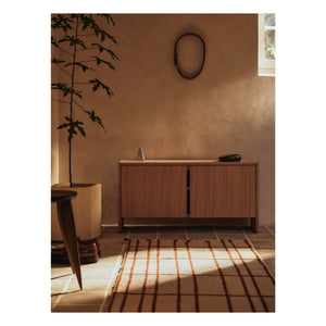 Ferm Living - Alfombra de pasillo Sen | Blanco roto