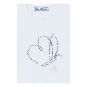 Tartine et Chocolat - Camiseta mariposa Liberty | Blanco