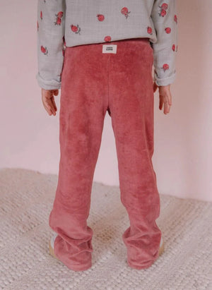 Studio Bohème - Charly Pant leggings de algodón orgánico | Rojo frambuesa